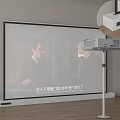 Advanced Projection Monitoring System with Projector Stand and Clear Image