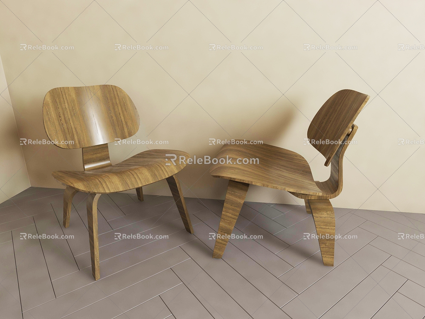 Single Chair Seat Leisure Chair Chair 3d model