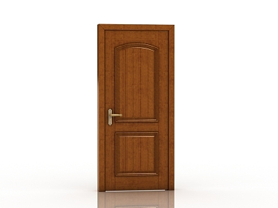 New Chinese Wooden Door 3d model