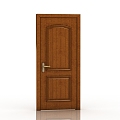 New Chinese Wooden Door 3d model