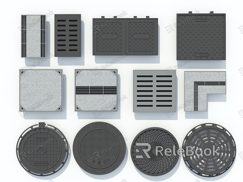 manhole cover grate model