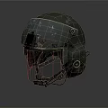Chrome Reflective Safety Helmet With Full Face Shield And Adjustable Straps For Industrial Use