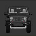 Grey Two Door Off Road Vehicle With Rugged Lines Bold Grille And Large Wheels