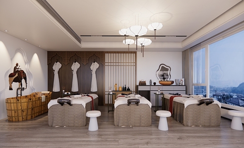 Southeast Asia SPA Club 3d model