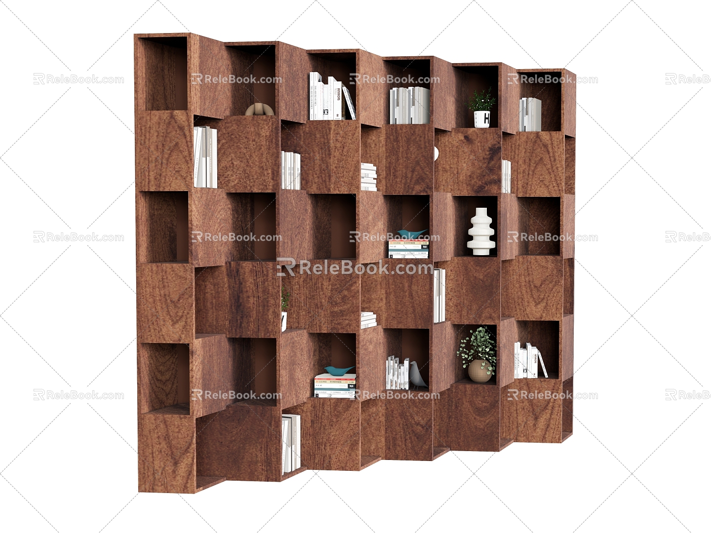 Storage Cabinet Shoe Cabinet Wall Cabinet Book Decoration Display Cabinet 3d model