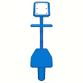 Sturdy Blue Multifunctional Fitness Training Equipment With Dual Platforms For Workout