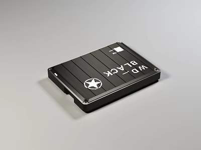 WD Black High Performance Internal Hard Drive For Computer Storage Solutions On Desktops And Laptops 3d model