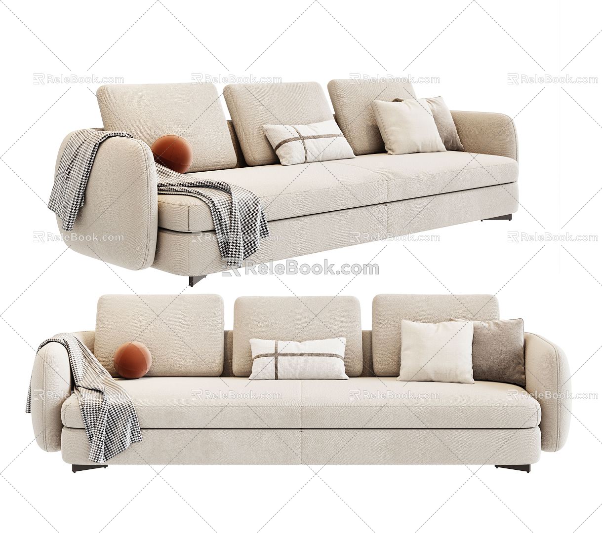 Modern Multiplayer Sofa Multiplayer Sofa model