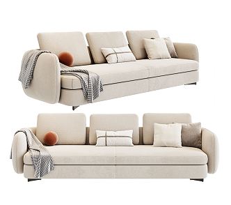 Modern Multiplayer Sofa Multiplayer Sofa 3d model