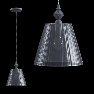 Modern chandelier 3d model