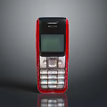 HULYA Red Feature Phone With Classic Keypad And LCD Screen 3d model