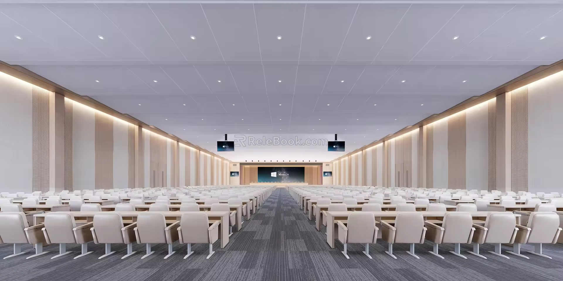 Modern Lecture Hall 3d model