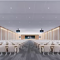 Modern Lecture Hall 3d model