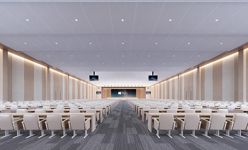 Modern Lecture Hall 3d model