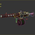 Science Fiction Firearms Next Generation Firearms Science Fiction Game Gun Game Firearms Game Gun Concept Gun Laser Gun 3d model