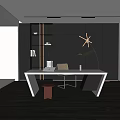 Modern study 3d model