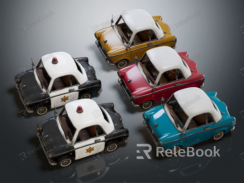 Modern Police Car Cartoon Police Car Cartoon Beetle Car Cartoon Car model