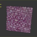 Natural Stone Wall Decoration Block With Irregular Rustic Texture And Multi Colored Surface