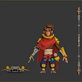 Monkey Cartoon Monkey Anime Monkey Stylized Monkey Fantasy Style Monkey Toy 3d model