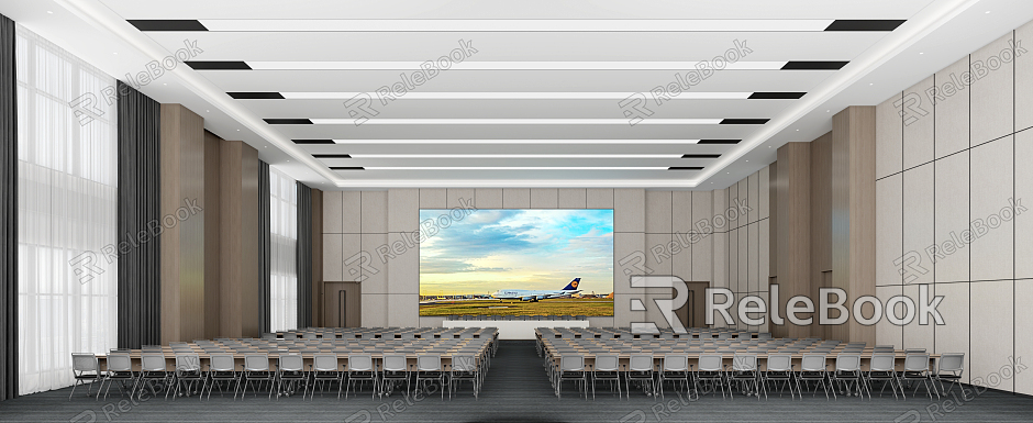 Modern Conference Hall Report Hall model