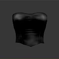Black Fitted Corset For Women With Modern Shaping Design And Smooth Fabric