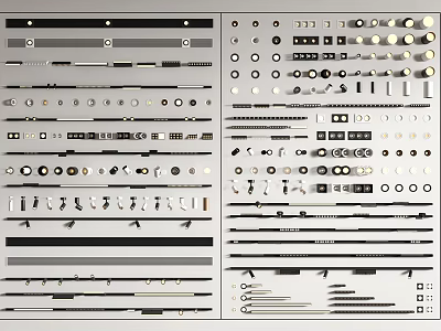 Various Styles and Designs of Downlights and Spotlights for Home Interior Lighting 3d model