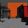 Modern Gym 3d model