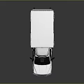 Modern White Ambulance Exterior With Roof Emergency Lights And Side Door Design