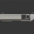 White Flatbed Electronic Scanner Appliance With Modern Black Side Panels