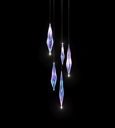 Modern Chandelier Star Chandelier 3d model