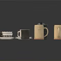 Everyday Household Tableware Collection Featuring Ceramic Mugs And Plates In Various Designs