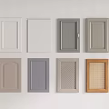 Wardrobe Doors In Multiple Colors And Diverse Designs Including Panel Grid And Wooden Styles
