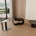 Coffee table side table 3d model