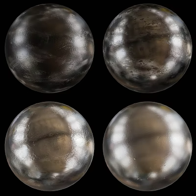 Glossy Metallic Floor Tiles With Various Colors For Modern Home Interior Flooring 3d model