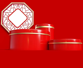 E-commerce scene 3d model