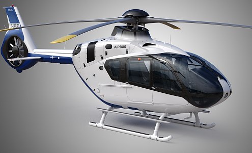 Modern Helicopter 3d model