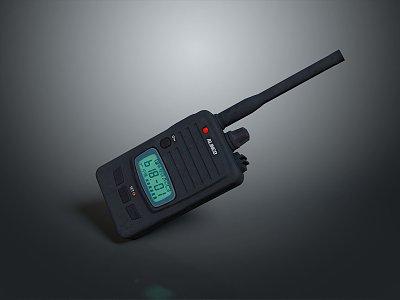 Walkie-talkie military walkie-talkie military radio military wireless telephone wireless telephone military communication equipment 3d model