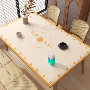 Quiet Dining Table and Chair Combination Dining Table and Chair 3d model