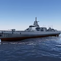 The destroyer Anshan 101 3d model