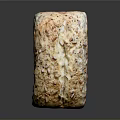 Delicious Freshly Baked Bread with Golden Crust Sesame Seeds and Nuts on Dark Background