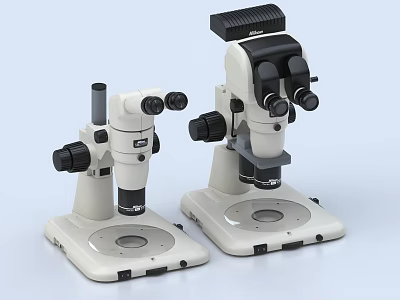 Smart Machines Advanced Laboratory Microscopes With Precision Optics And Stable Bases 3d model