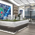 TIANXI SHANGYUAN Exhibition Booth With Open Glass Curtain Wall And Interior Display Area