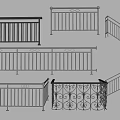 Various Railings Designs With Black White Metal Frames Decorative Patterns And Stair Rails