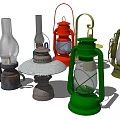 Vintage Style Candle Lamps In Multiple Colors And Classic Designs For Home Decor