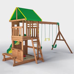 Modern play equipment children's play equipment swing 3d model