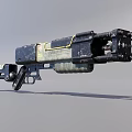 Sci-fi Gun 3d model