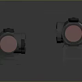 Sig Sauer Black Tactical Weapon Sights With Red Dot Compact Design For Rifles 3d model