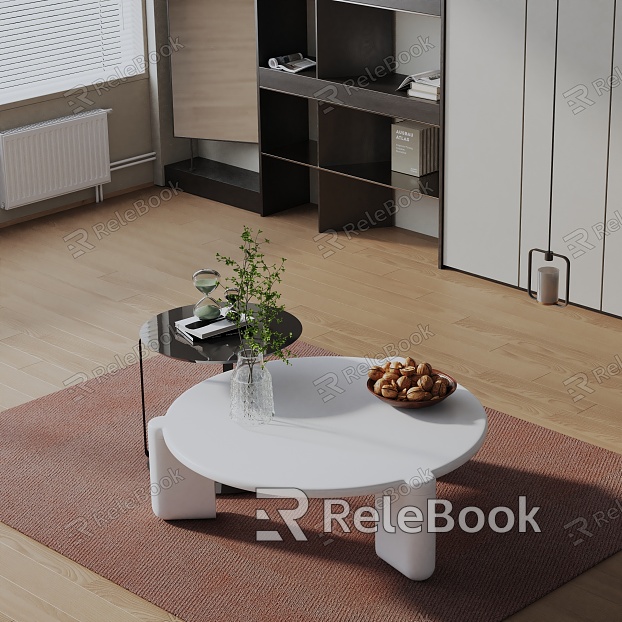 Modern coffee table model