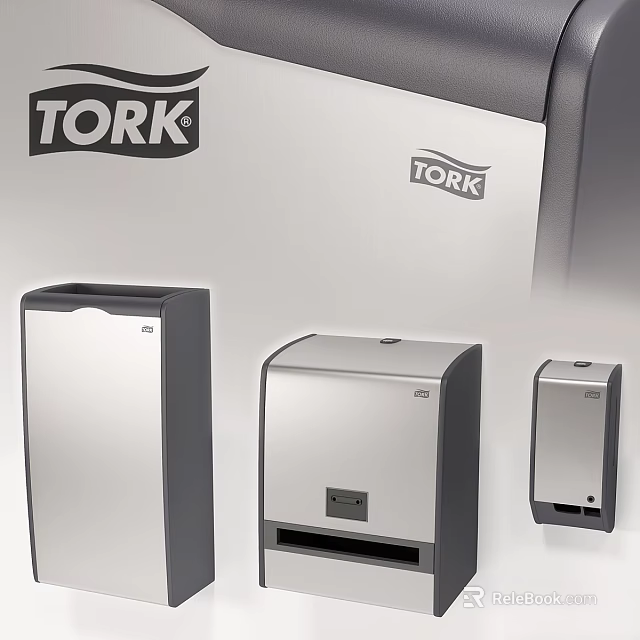 TORK Hygiene Products Including Towel Dispensers And Hand Dryers For Washrooms 3d model 