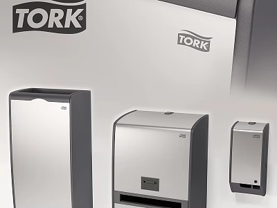 TORK Hygiene Products Including Towel Dispensers And Hand Dryers For Washrooms 3d model